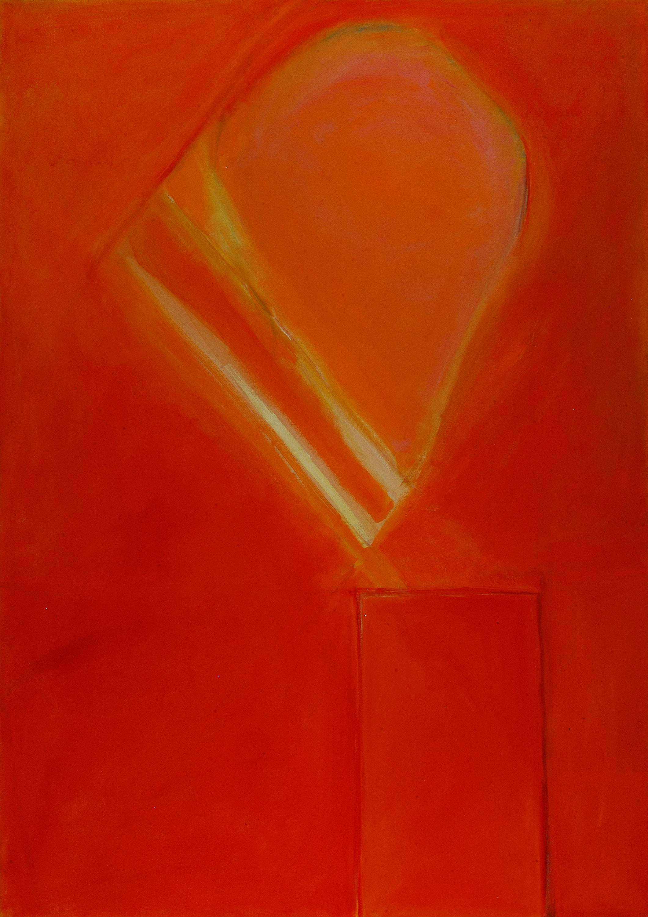  Orange Lounge Chair II&nbsp;&nbsp;&nbsp;&nbsp; oil on canvas&nbsp;&nbsp;&nbsp;&nbsp; 48" x 34"&nbsp;&nbsp;&nbsp;&nbsp; 1995 