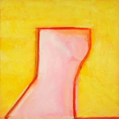  Pink Dress-    oil on canvas    12" x 12"    2017 