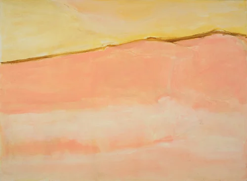  Pink Slope        oil on canvas      22"h x 30"w.  2016 