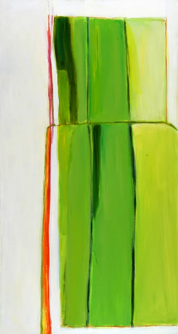  Summer Sundress .     22"w x 41"       Oil on Canvas .     2005  in private collection 