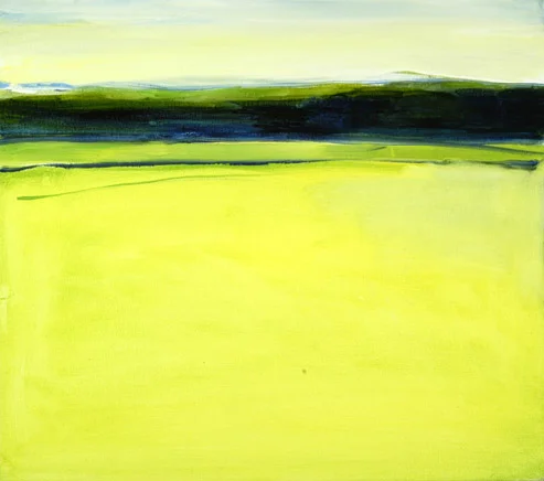  “Tennessee Fields !!”     oil on canvas     13”h x 20”w  in private collection 