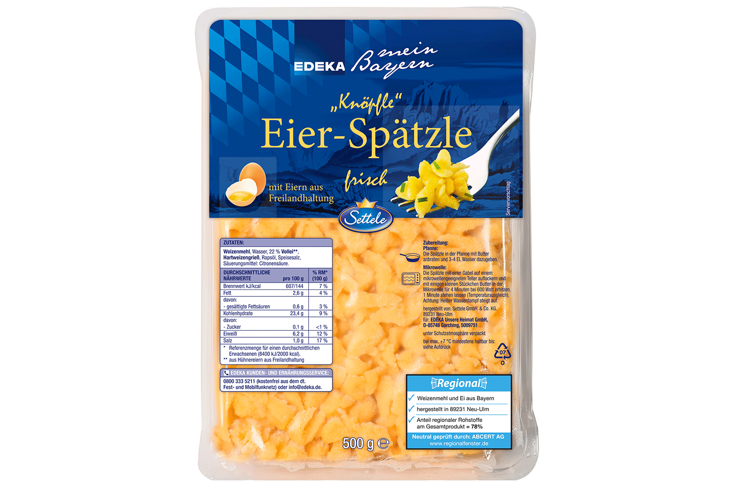 Eier Spätzle