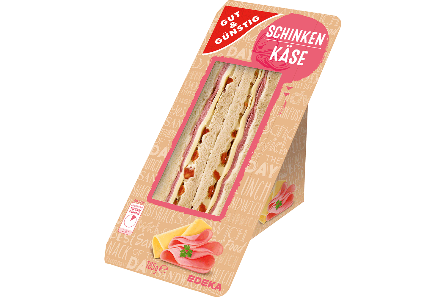 Sandwich Schinken Käse