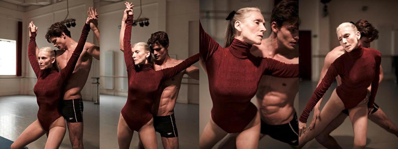 „Es kommt nicht darauf an, wie alt man ist, sondern wie alt man ist.“: Hall mit Tanzpartner