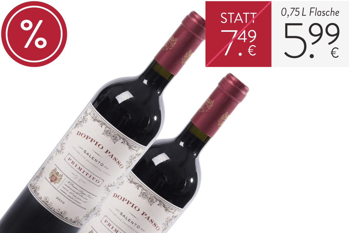 Doppio Passo Salento IGT für nur 5,99€