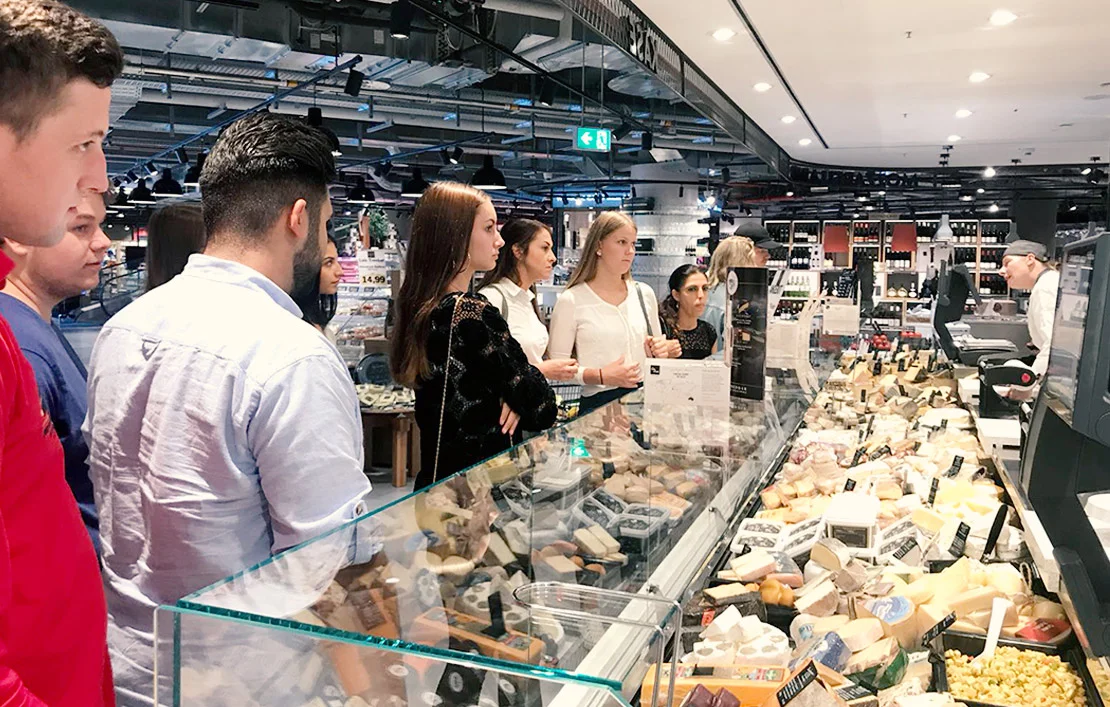 Leckerer Lehrstoff: Am Point of Sale wurde der Wissenshunger gern gestillt.