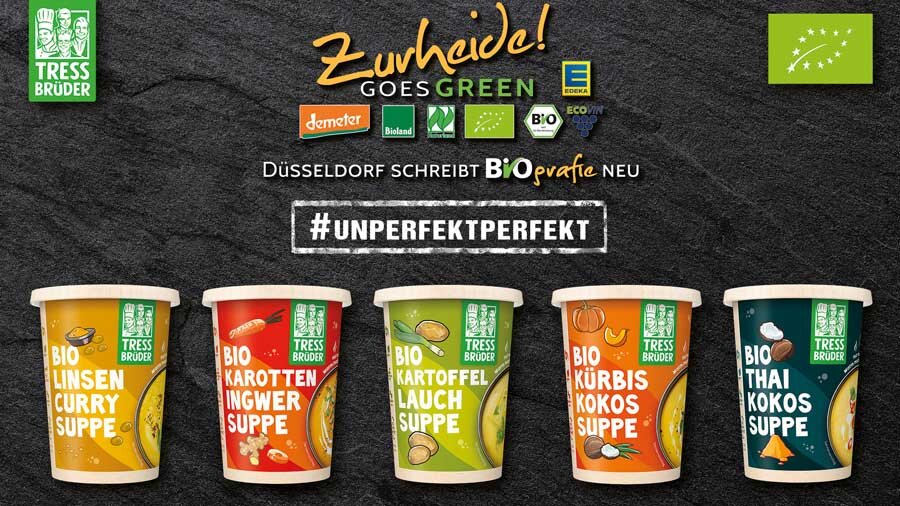   #UNPERFEKTPERFEKT  sind diese Superfood-Suppen, denn die TRESS-Brüder drehen so manches krumme Ding: Sind doch natürlich gewachsene Kartoffeln oder Karotten ebenso lecker &amp; gesund  – Verschwendung verschwindet!  