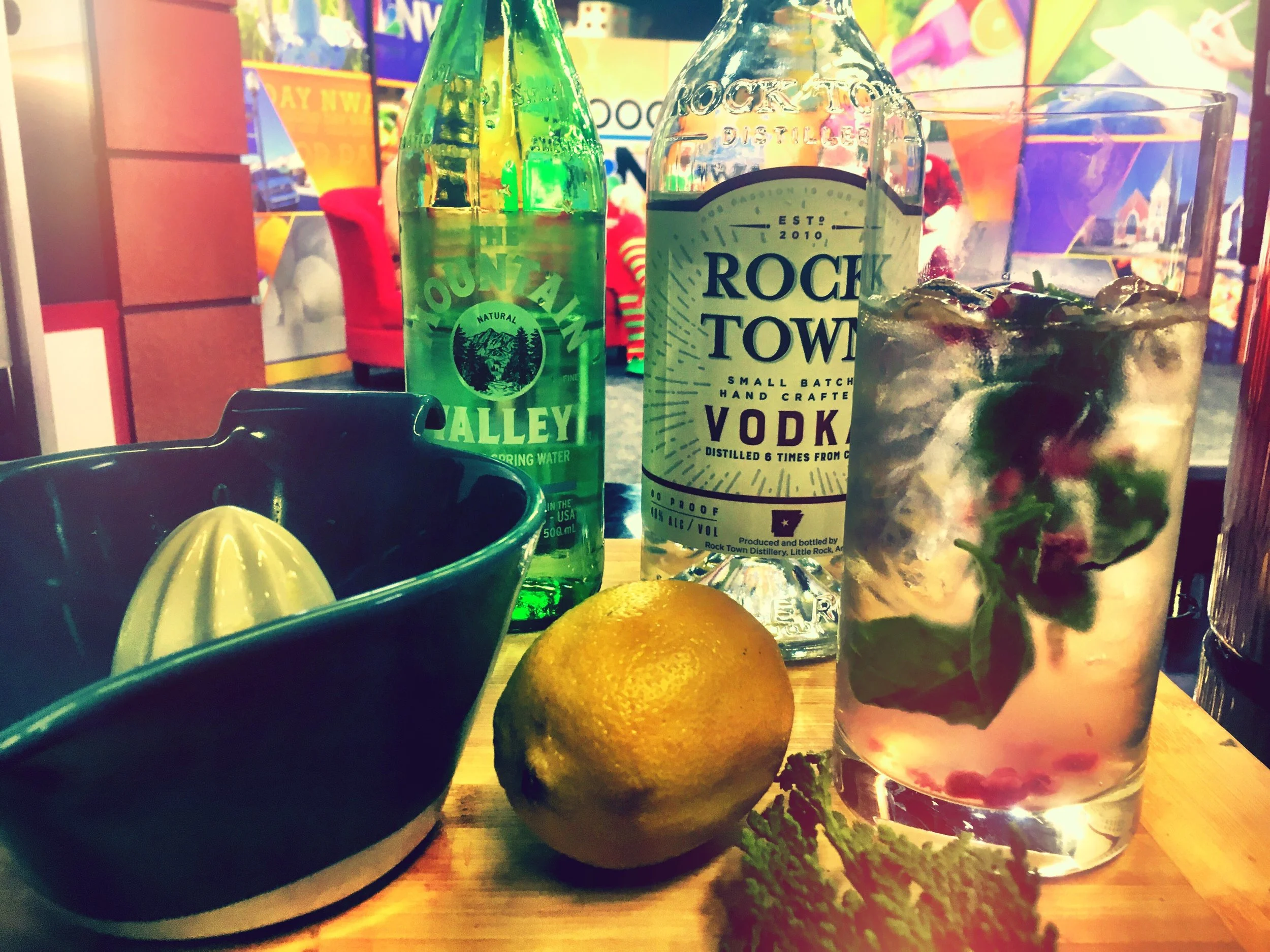 Be sure to watch me make this beautiful cocktail Christmas Eve on Good Day NWA at 12:30pm - Cheers!