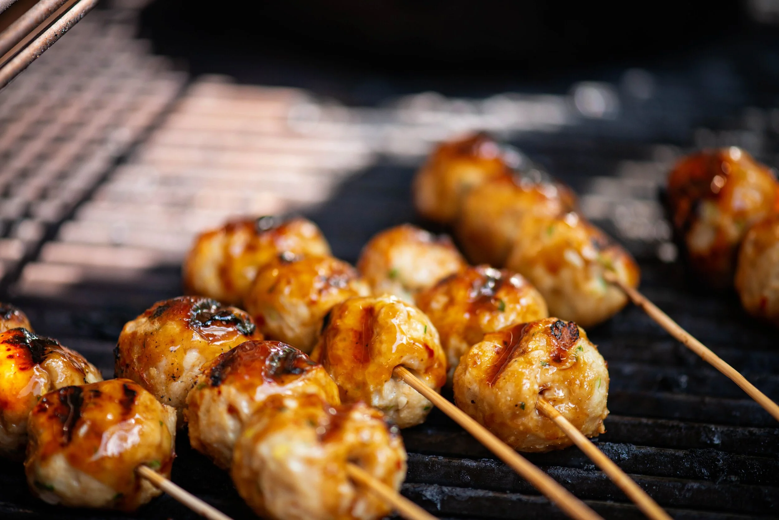 Chicken Meatball Yakitori