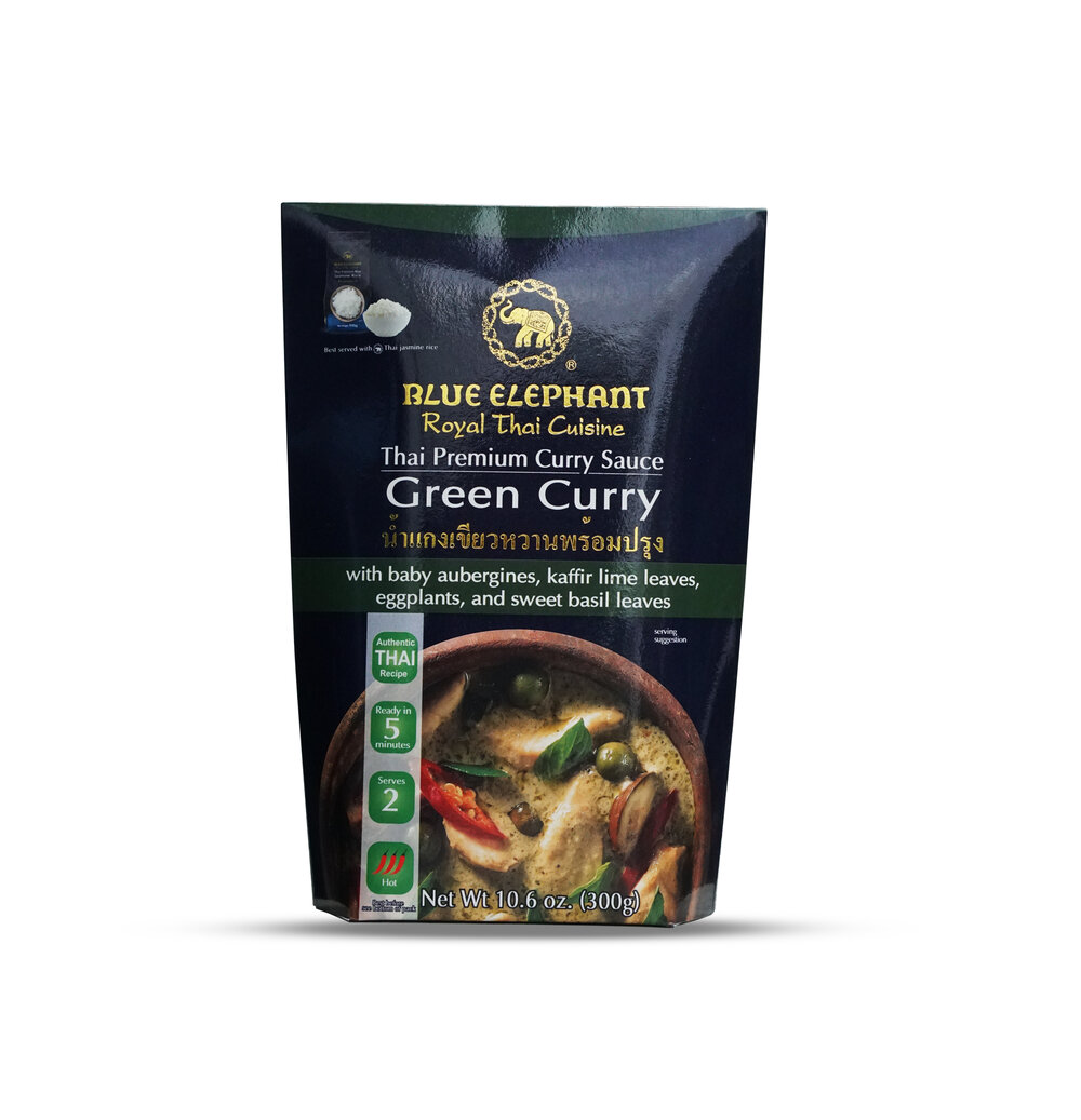 THAI GREEN CURRY SHRIMP | BLUE ELEPHANT Premium Green Curry Sauce