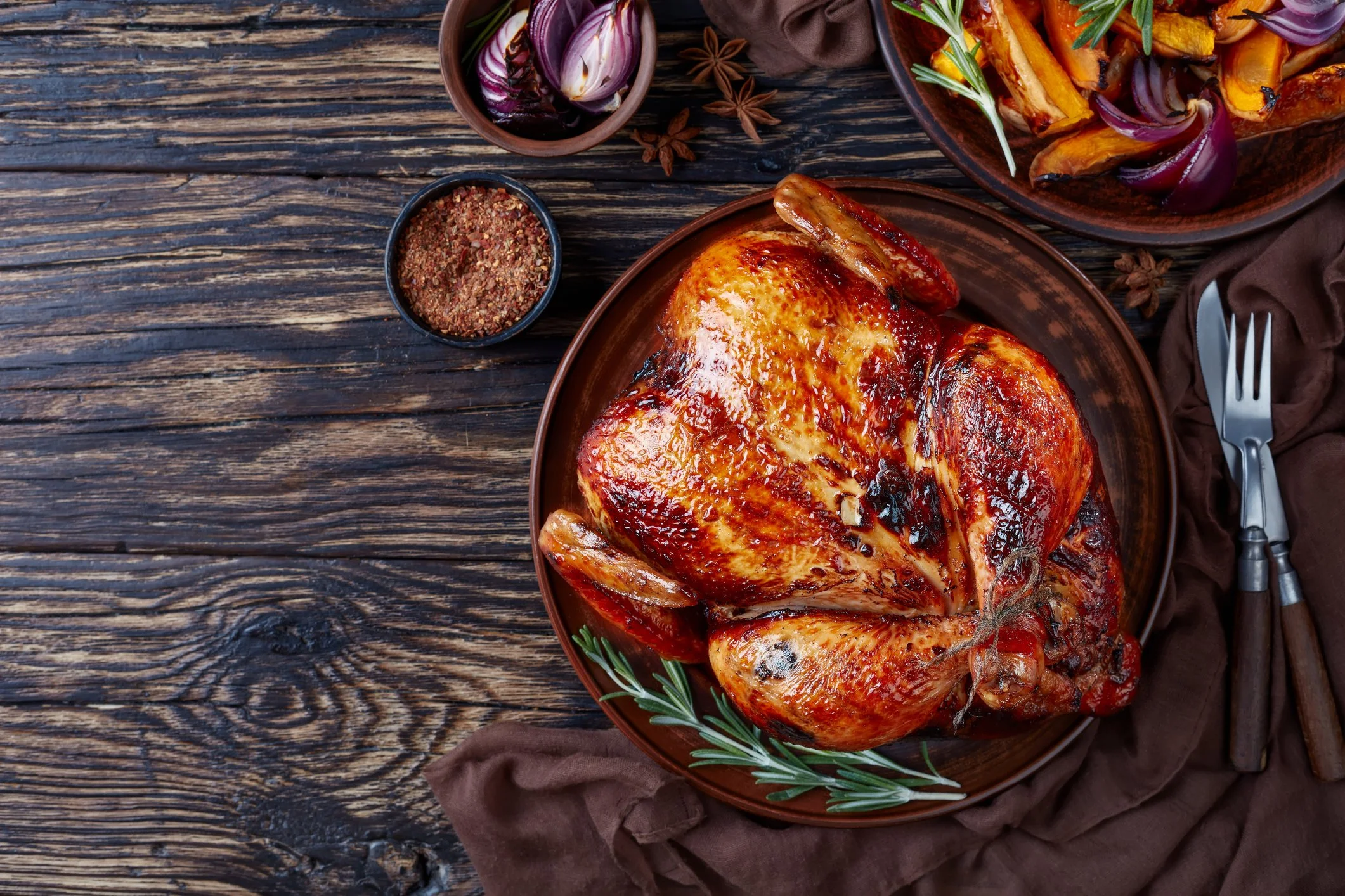 CIDER BRINED TURKEY WITH CINNAMON SPICE