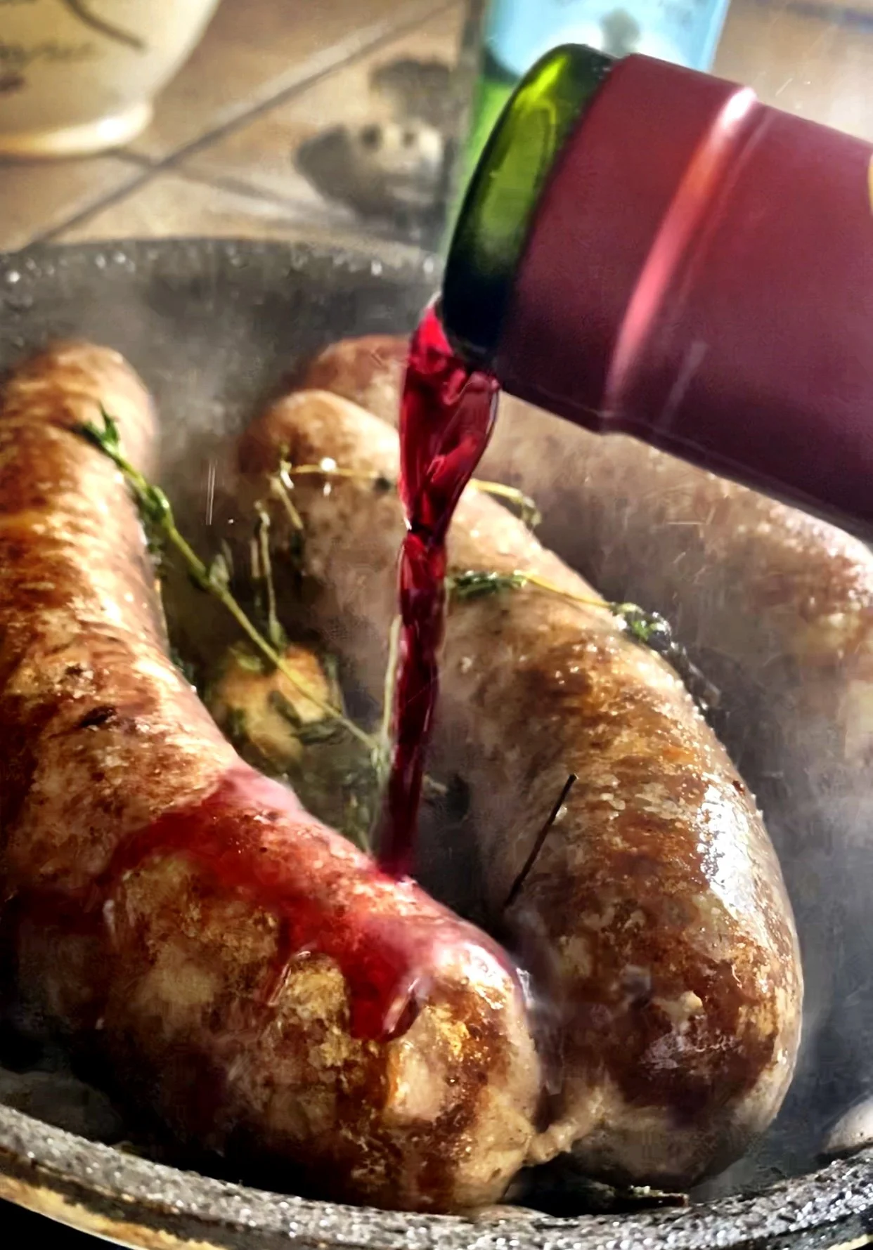 DUCK AND RED WINE SAUSAGE