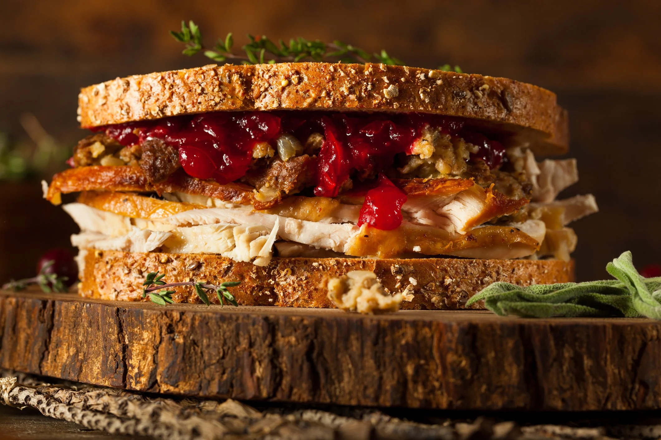 LEFTOVER TURKEY SAMMIE WITH GREEN CURRY MAYO