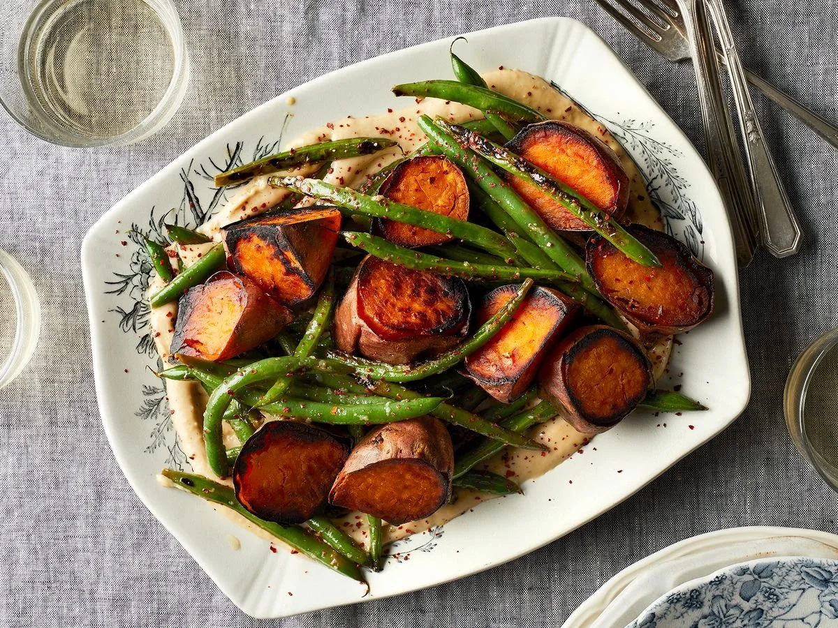 SWEET POTATOES AND GREEN BEANS.jpg