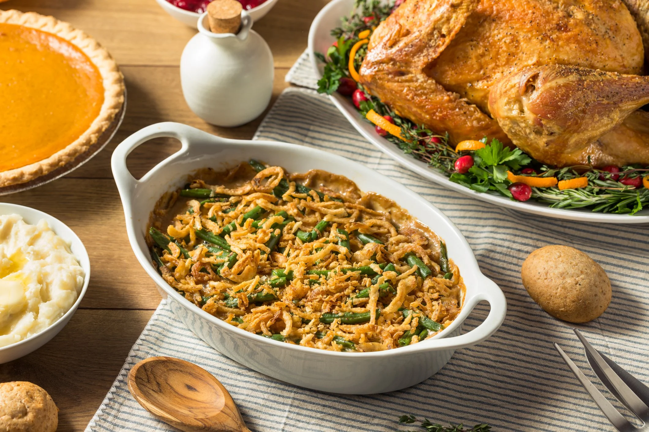 totally vegan GREEN BEAN CASSEROLE