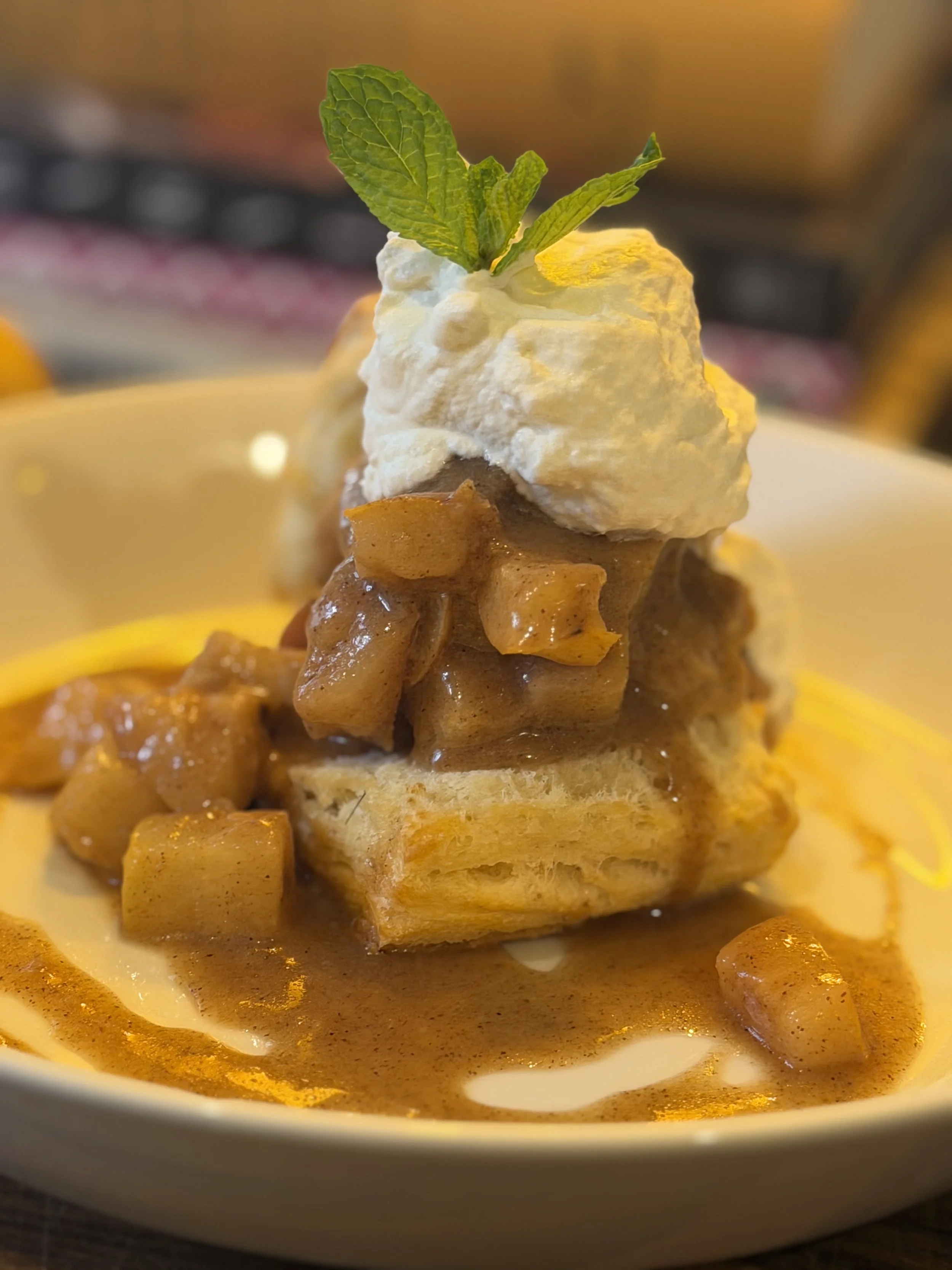 cardamom spiced PEAR SHORTCAKE