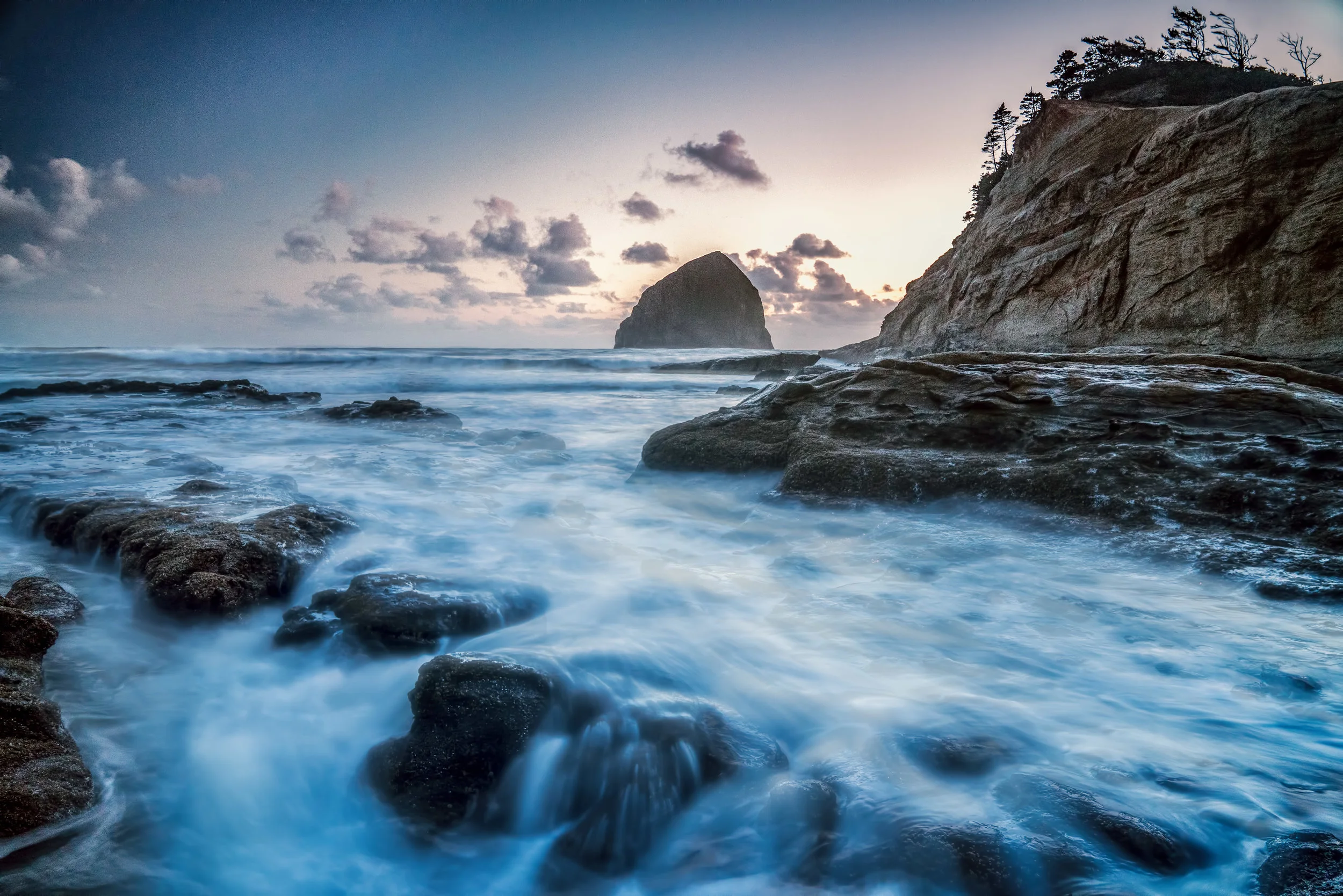 Haystack Rock Sunset