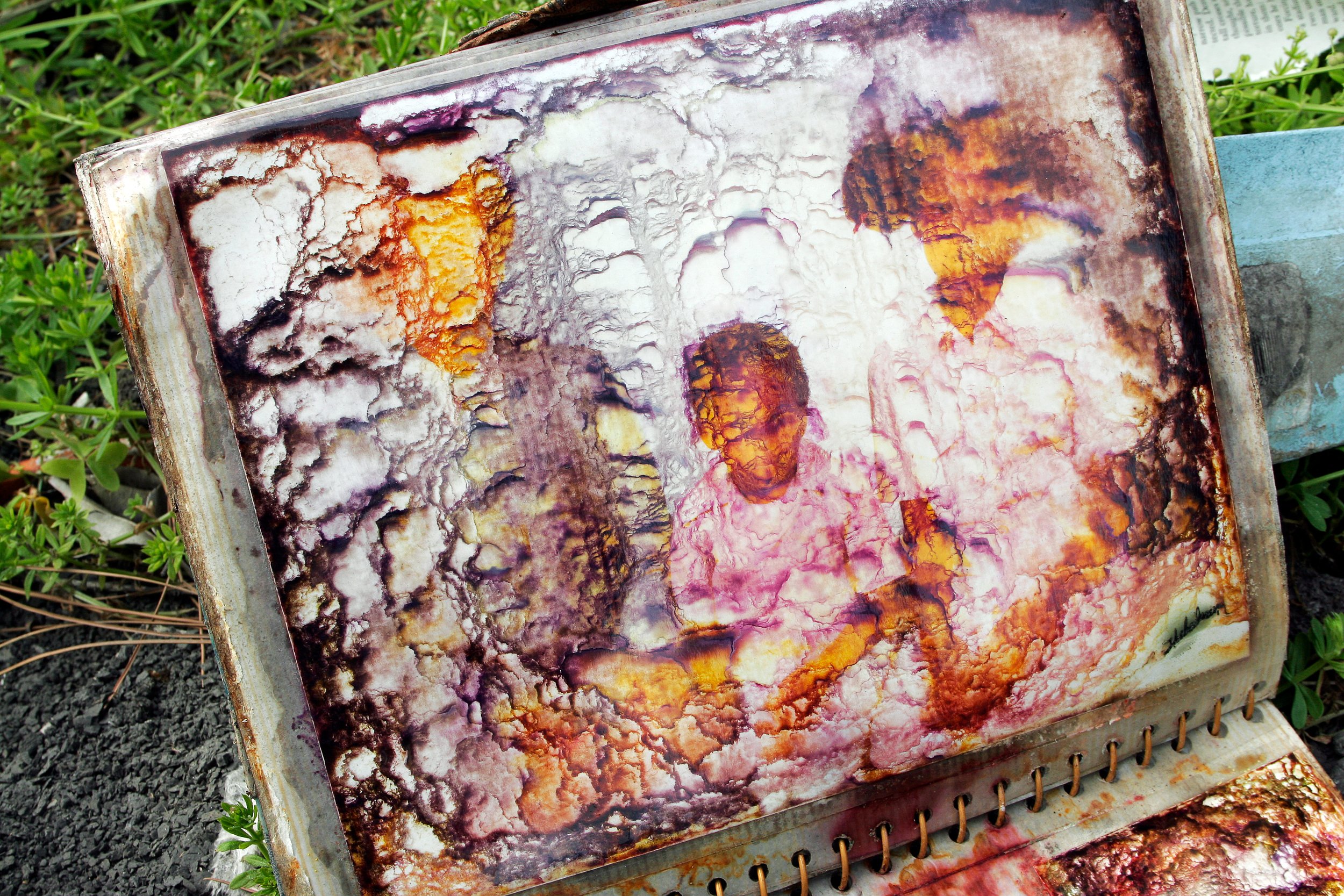 FAMILY ALBUM FOUND OUTSIDE HOME FLOODED BY KATRINA