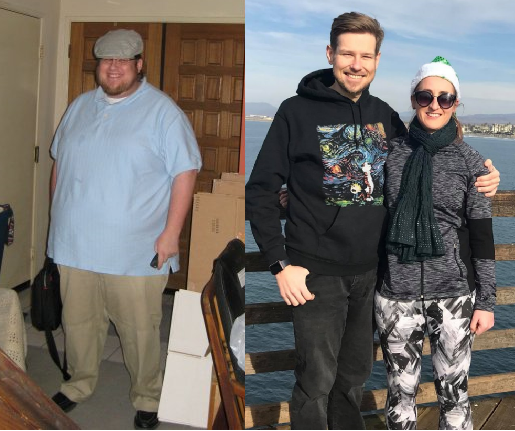 On the left, my 26th birthday. On the right, Christmas 2017. Me on the left weighed more than the two on the right combined.