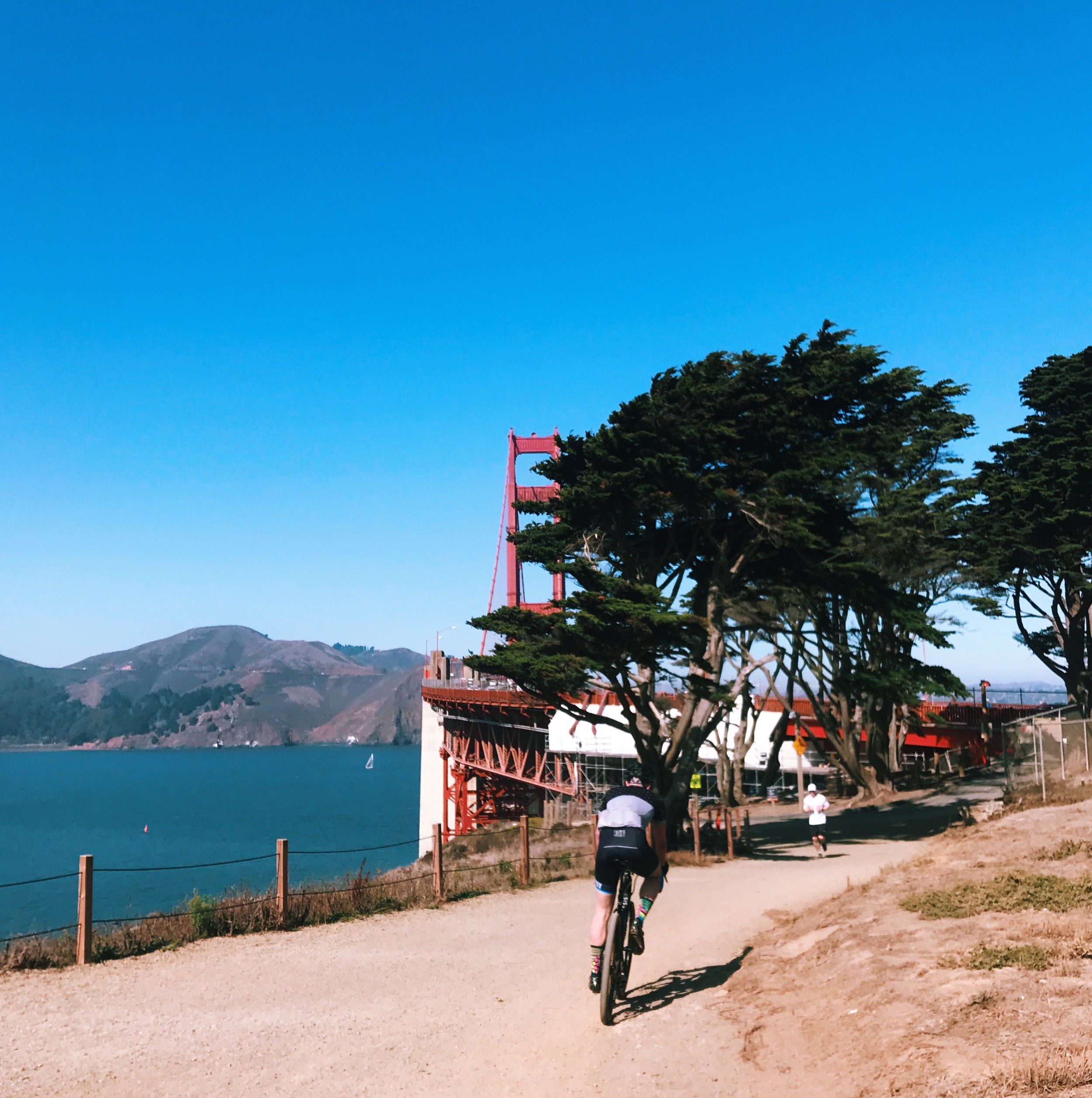 Thesis gravel bike Golden Gate Bridge