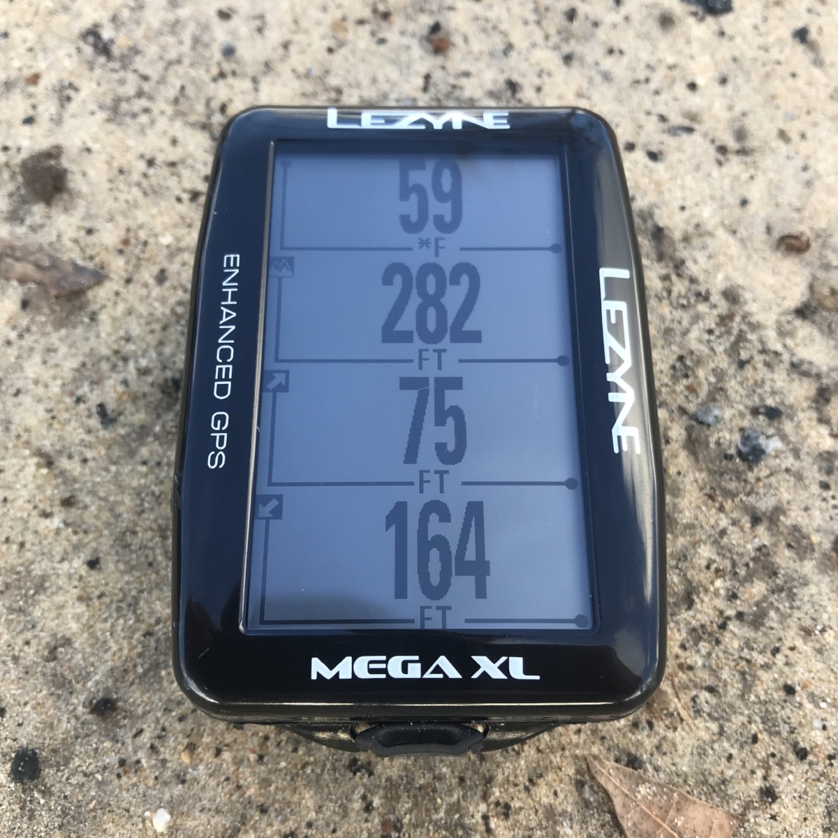  Lezyne Mega XL GPS mileage 