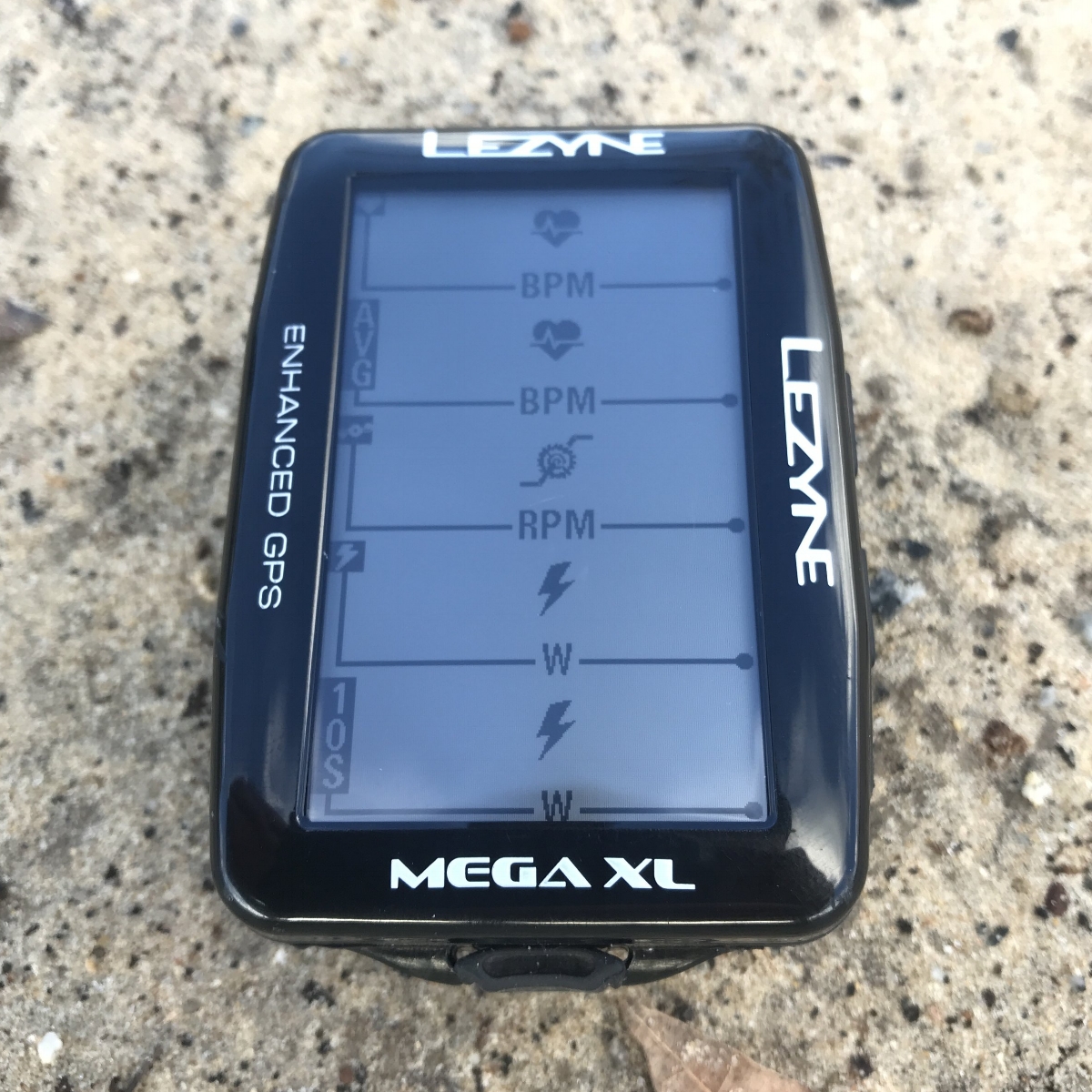  Lezyne Mega XL GPS cycling computer 