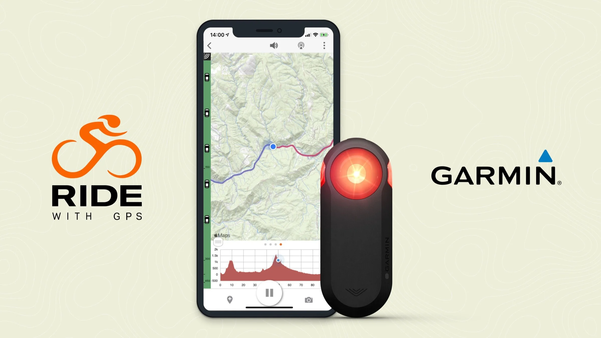 Garmin Varia and Ride with GPS Keep You Safer Off Gravel