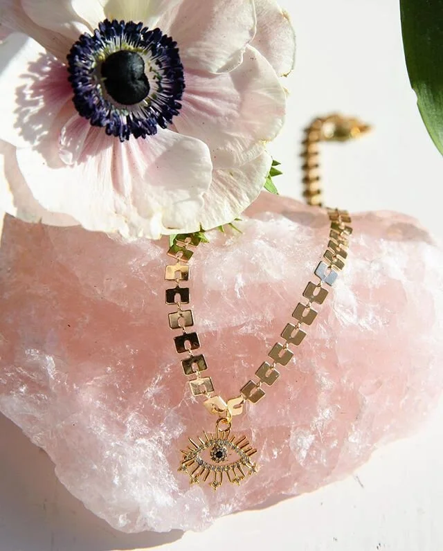 Evil Eye ✨ 
I am so excited to be working on a whole new collection for you all ! & yes it will be including LOTSSSS OF GOLD. ✨Gold has always been one of my favorite elements for the way it makes me feel...it always has me walking around feeling