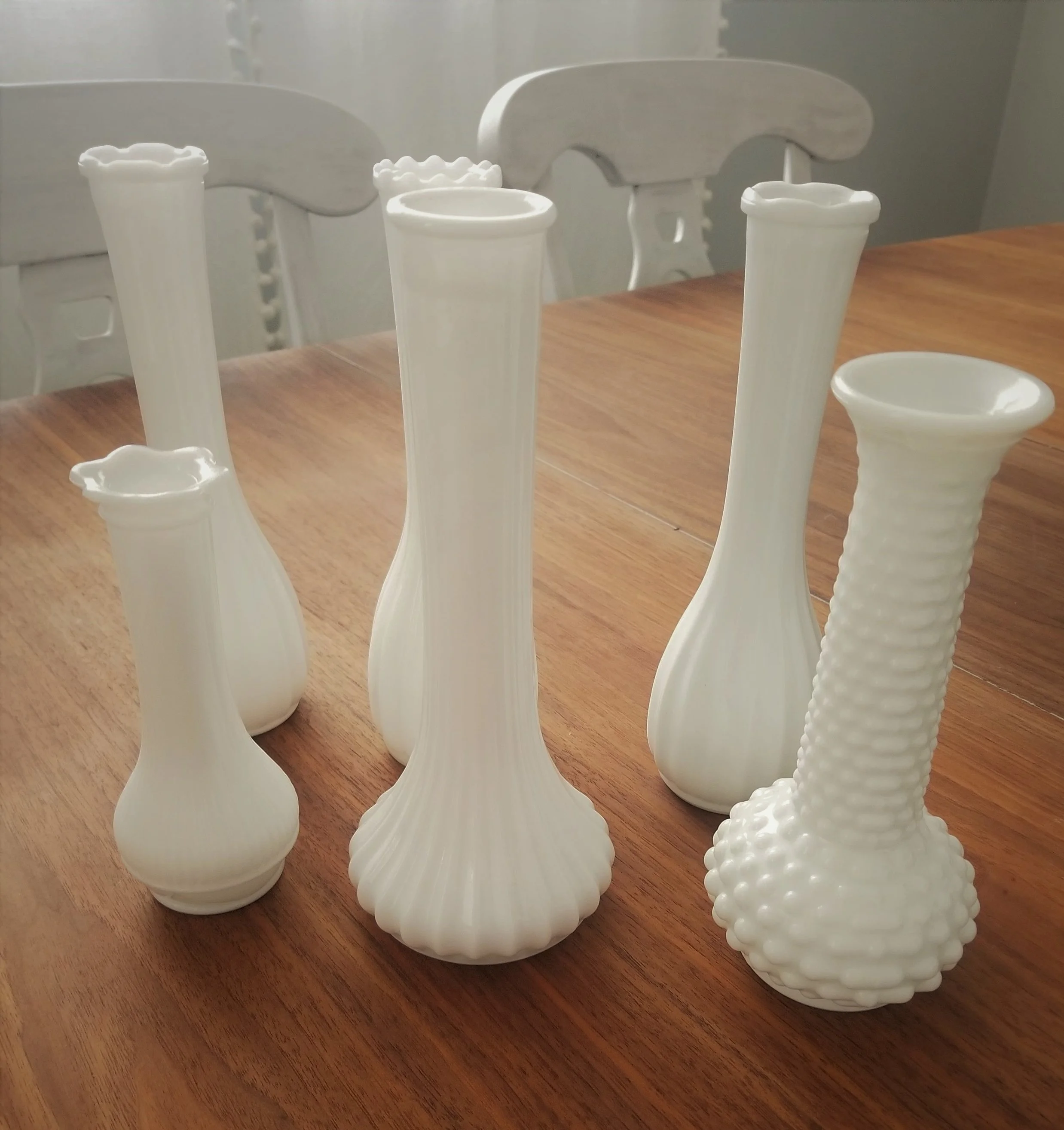 These Milk Vases were just too cute and pretty to leave behind. I had to have them! I found all six of these in one visit. Haven't seen a single milk vase in the last couple of visits. I like to think this was a lucky find for sure. 