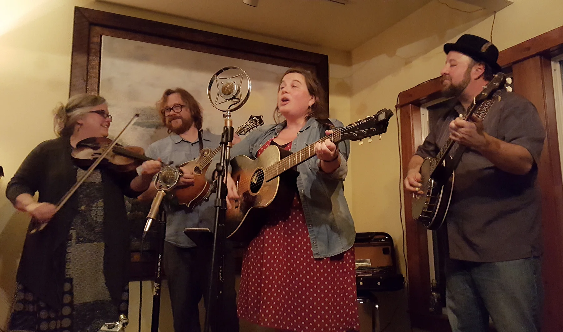 Performing at The Rock House in Reeds Spring, Missouri, December 2017
