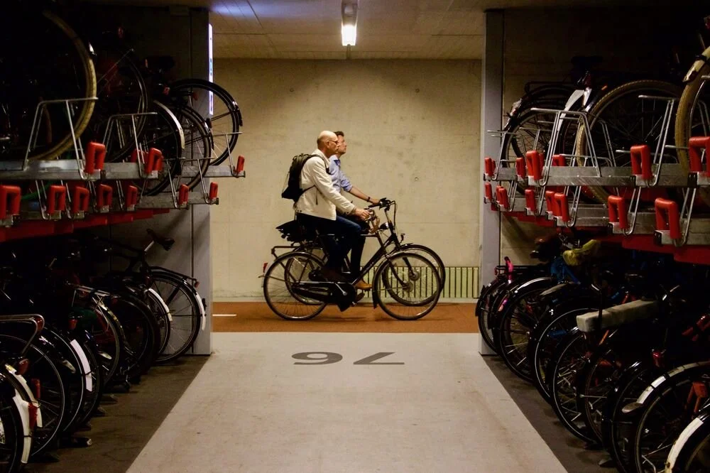 How the Dutch Mastered Bike Parking at Train Stations