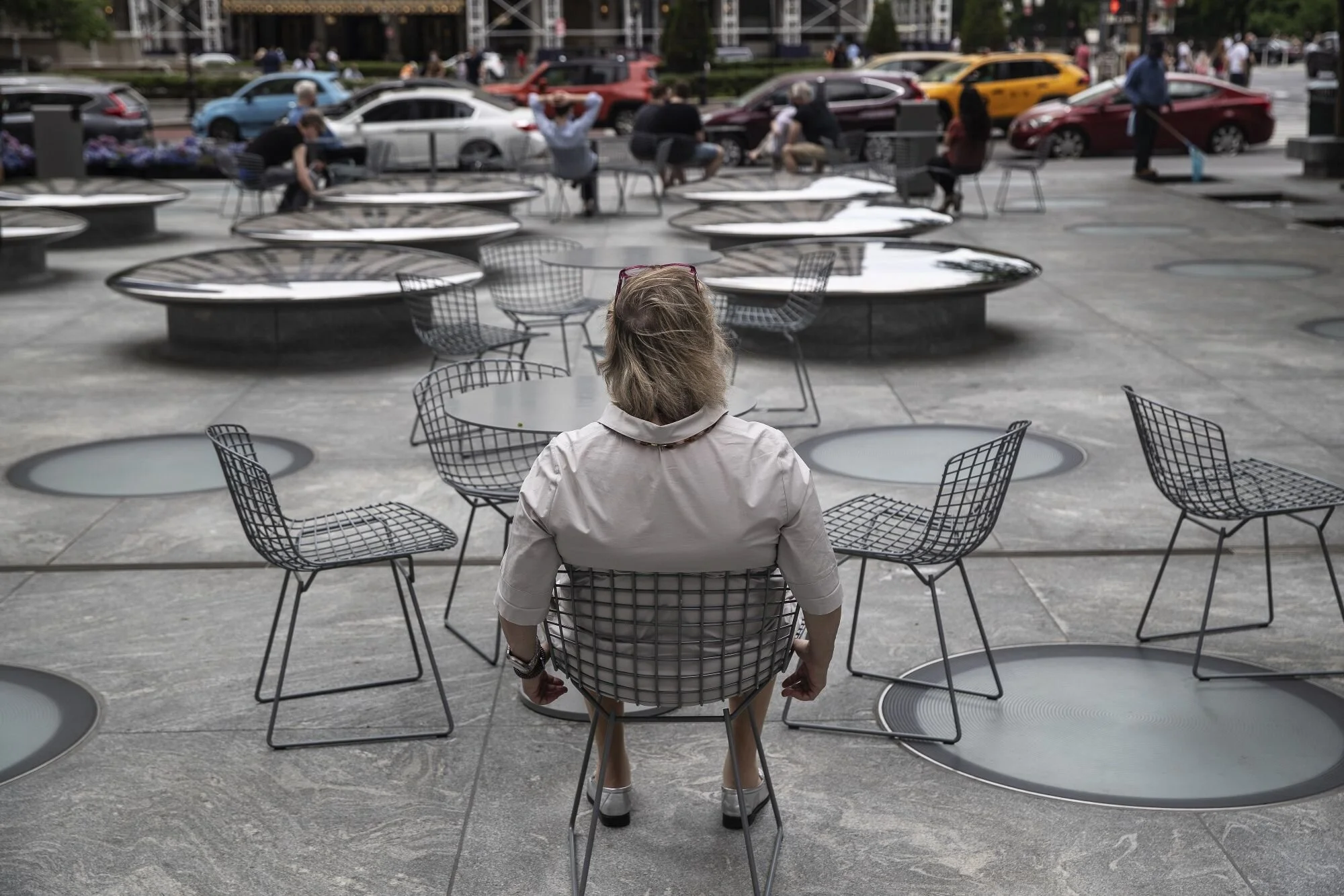 Looking for a Place to Sit Down in the City