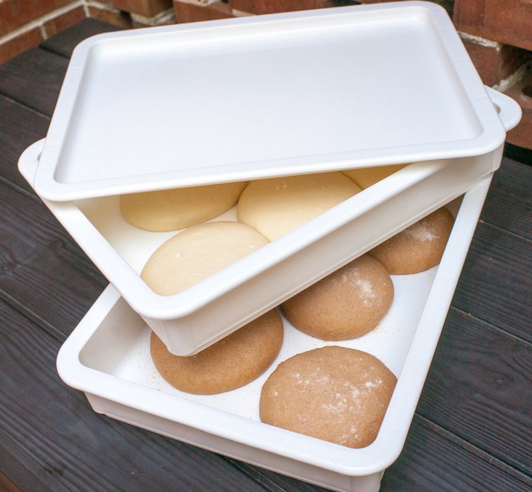 Set Of Dough Boxes Pizza Porta