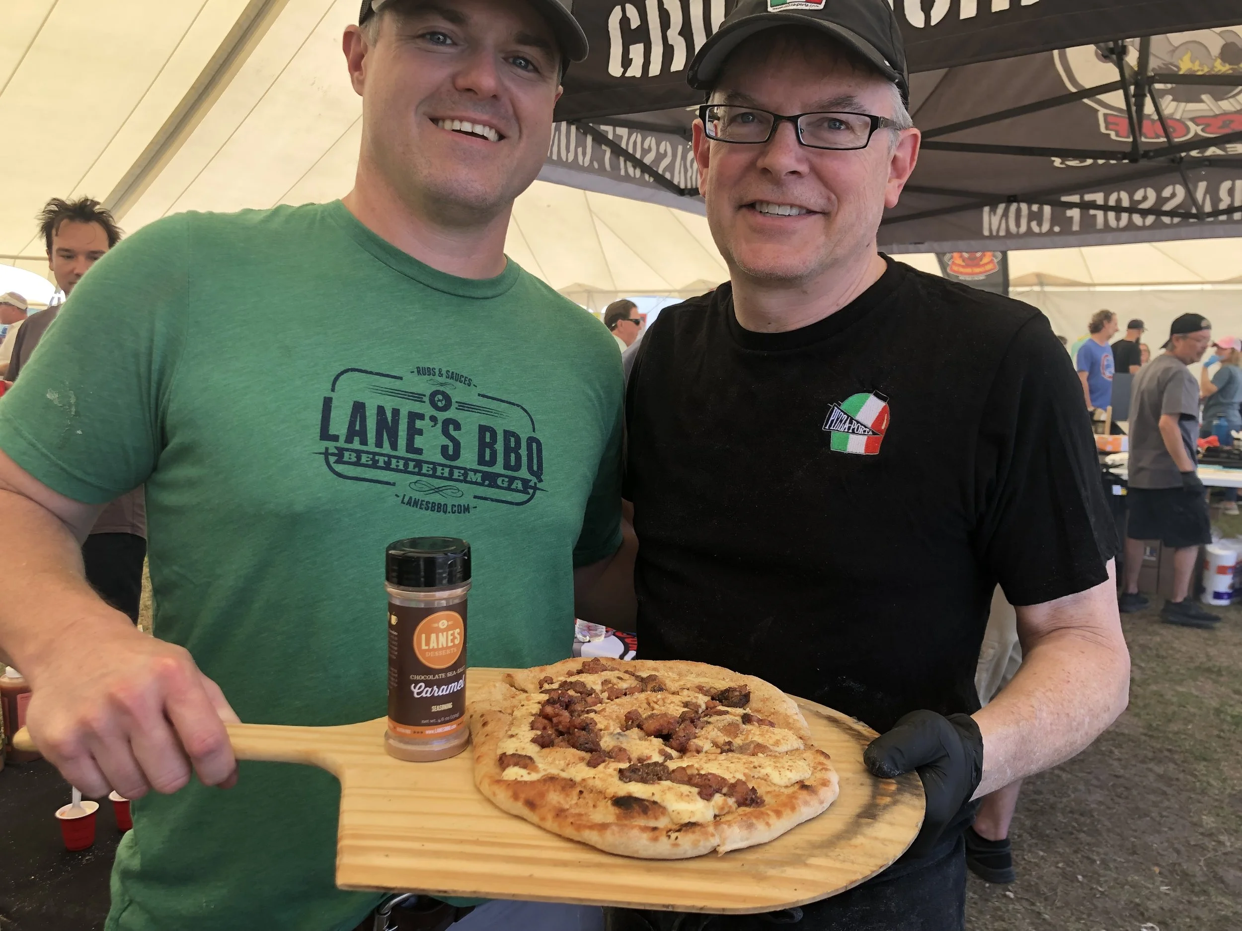 Cubano Pizza and Banana Pudding Pizza