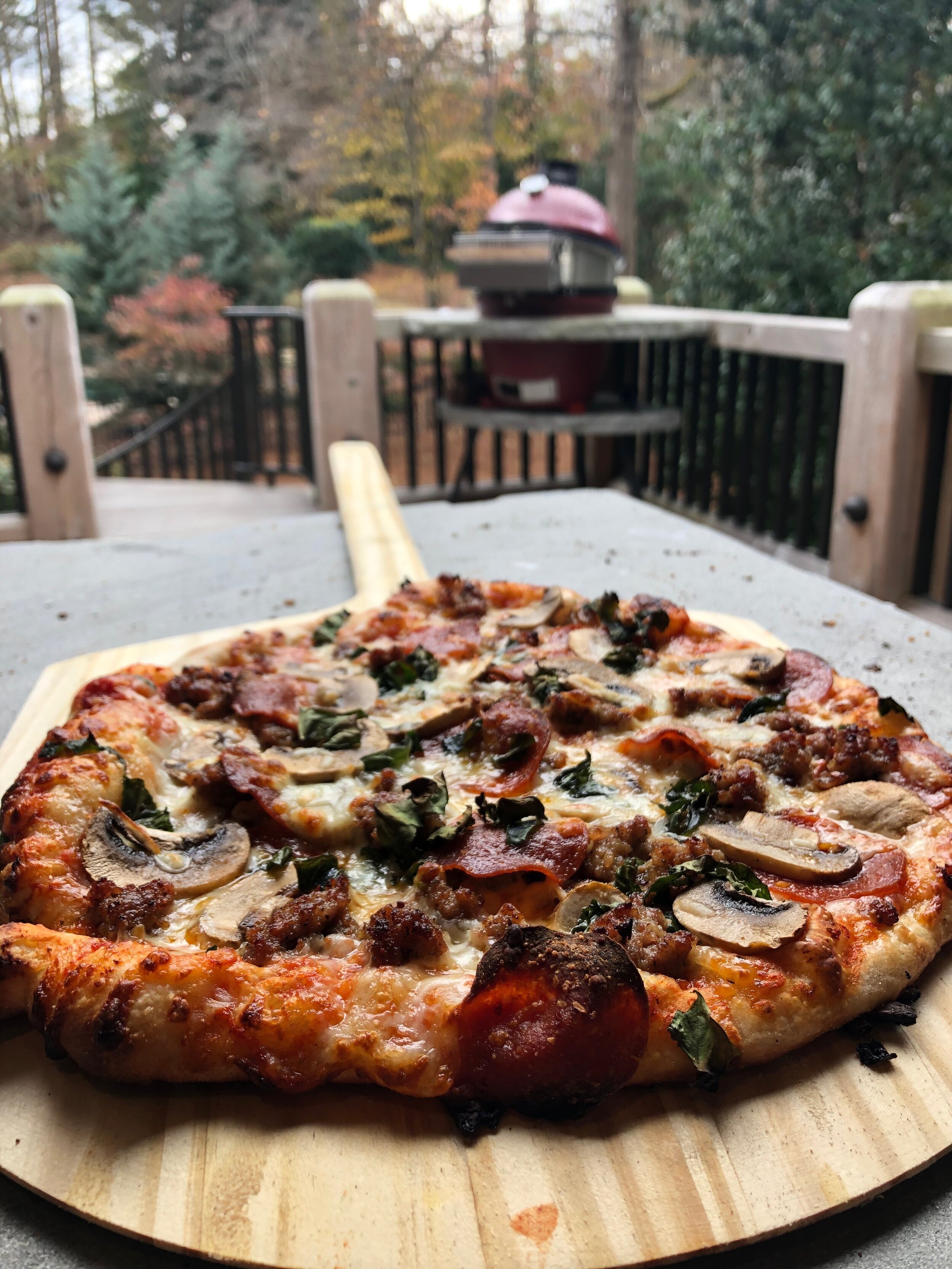 Jeff shared his beautiful setup and pizza