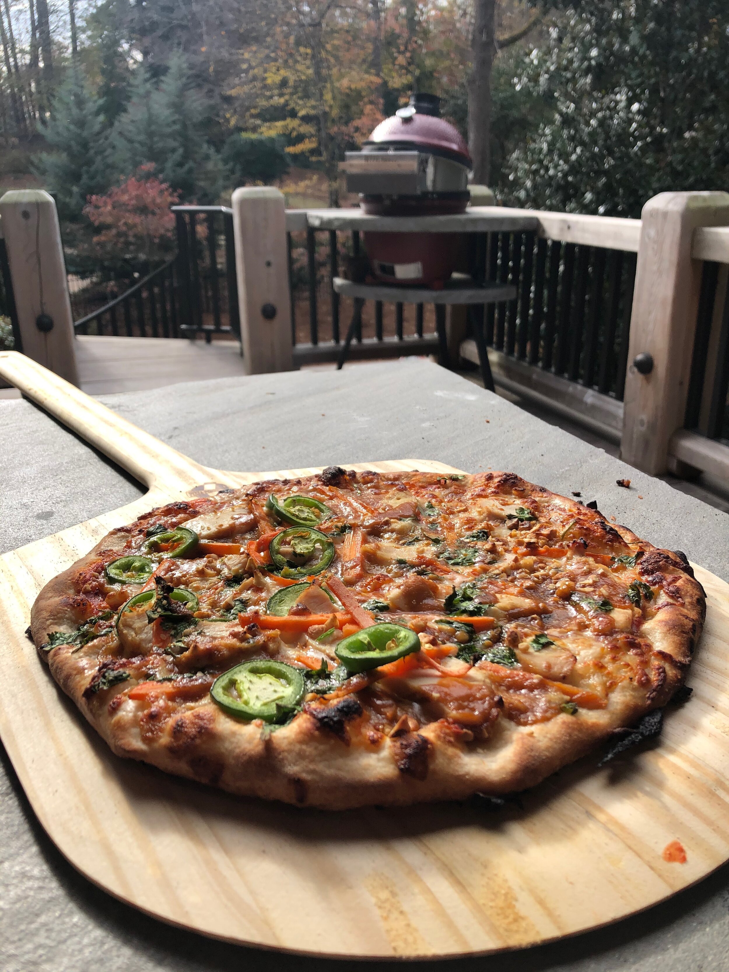 Jeff shared his beautiful setup and pizza