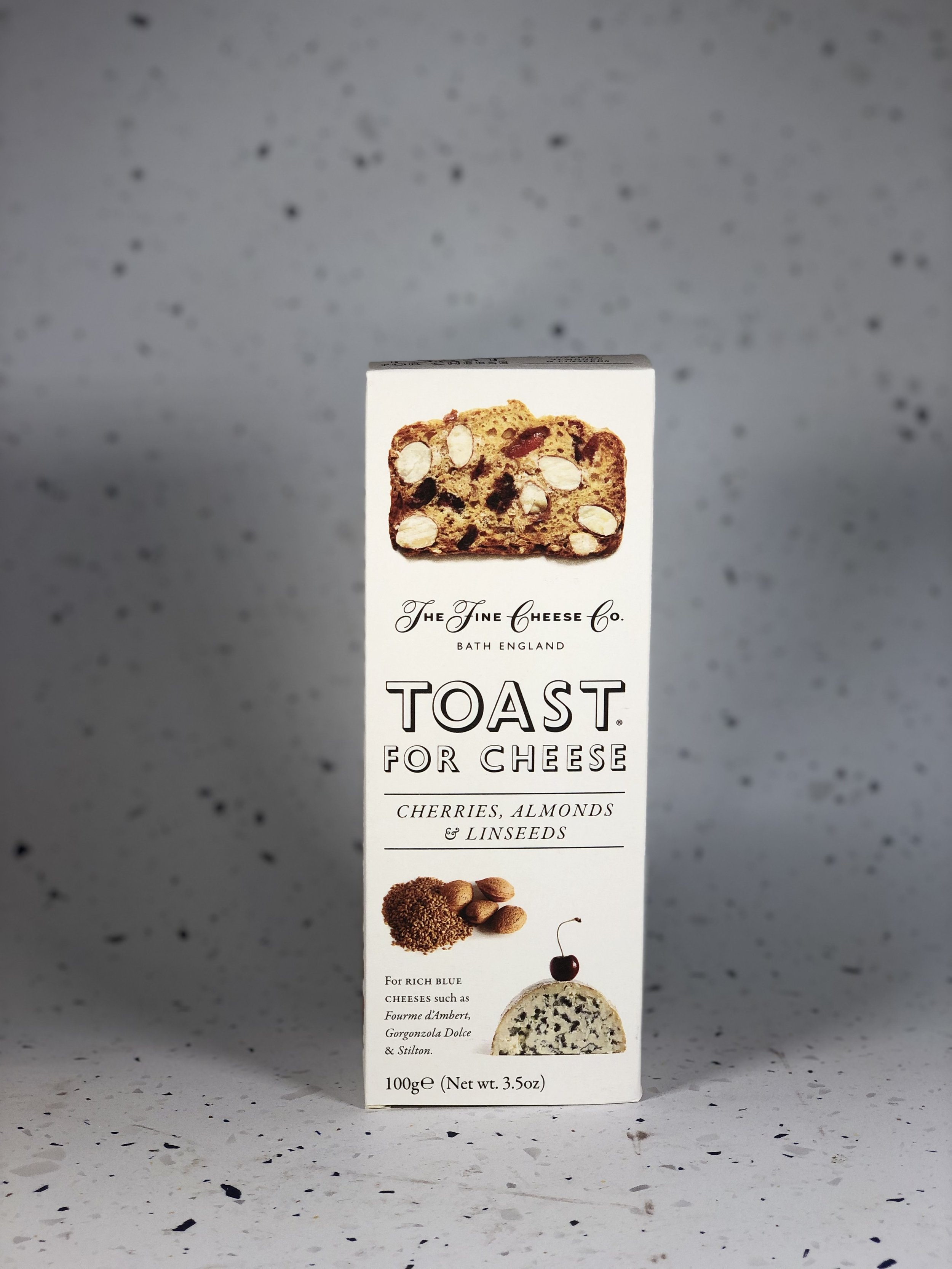 Toast for Cheese: Cherries, Almonds and Linseeds