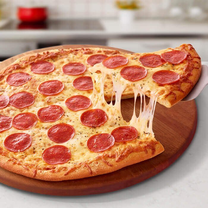 Pepperoni Pizza: $3/slice; $18 whole pizza