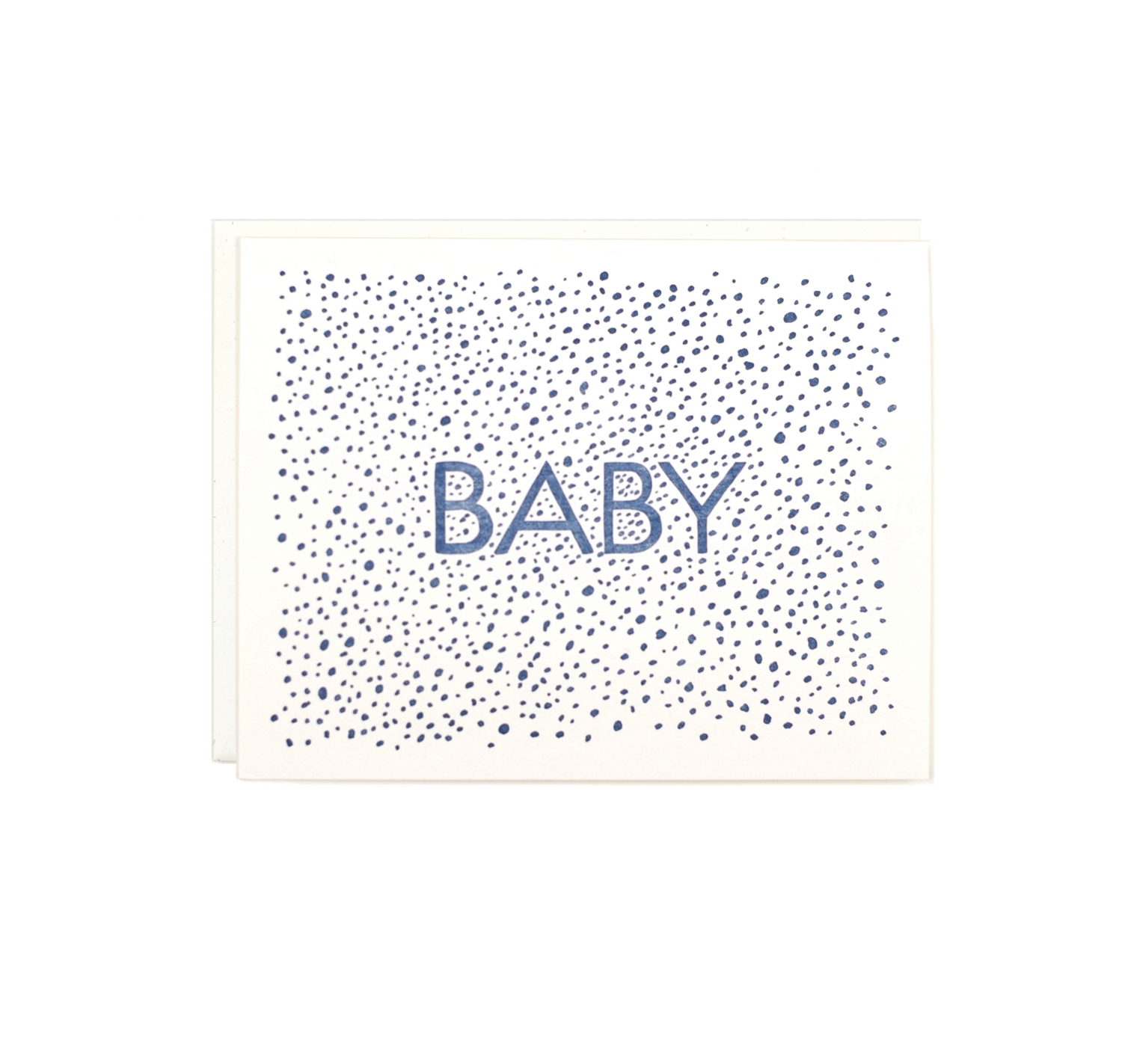Baby Dots - Navy Card