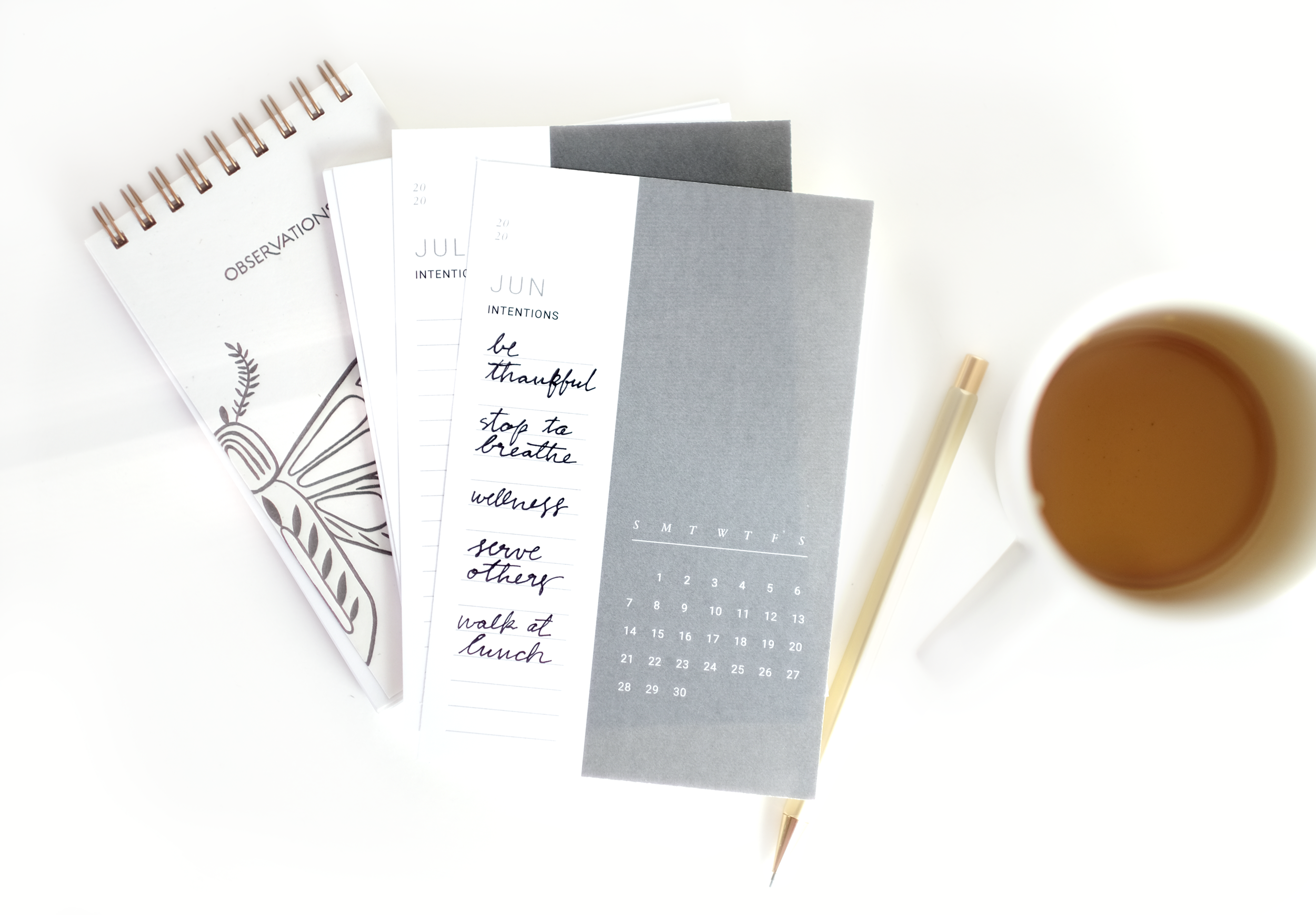 Intentions Calendar 