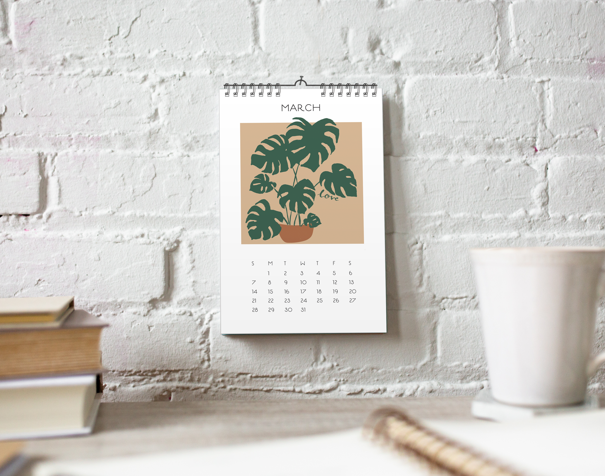 Golden Earth Calendar Design