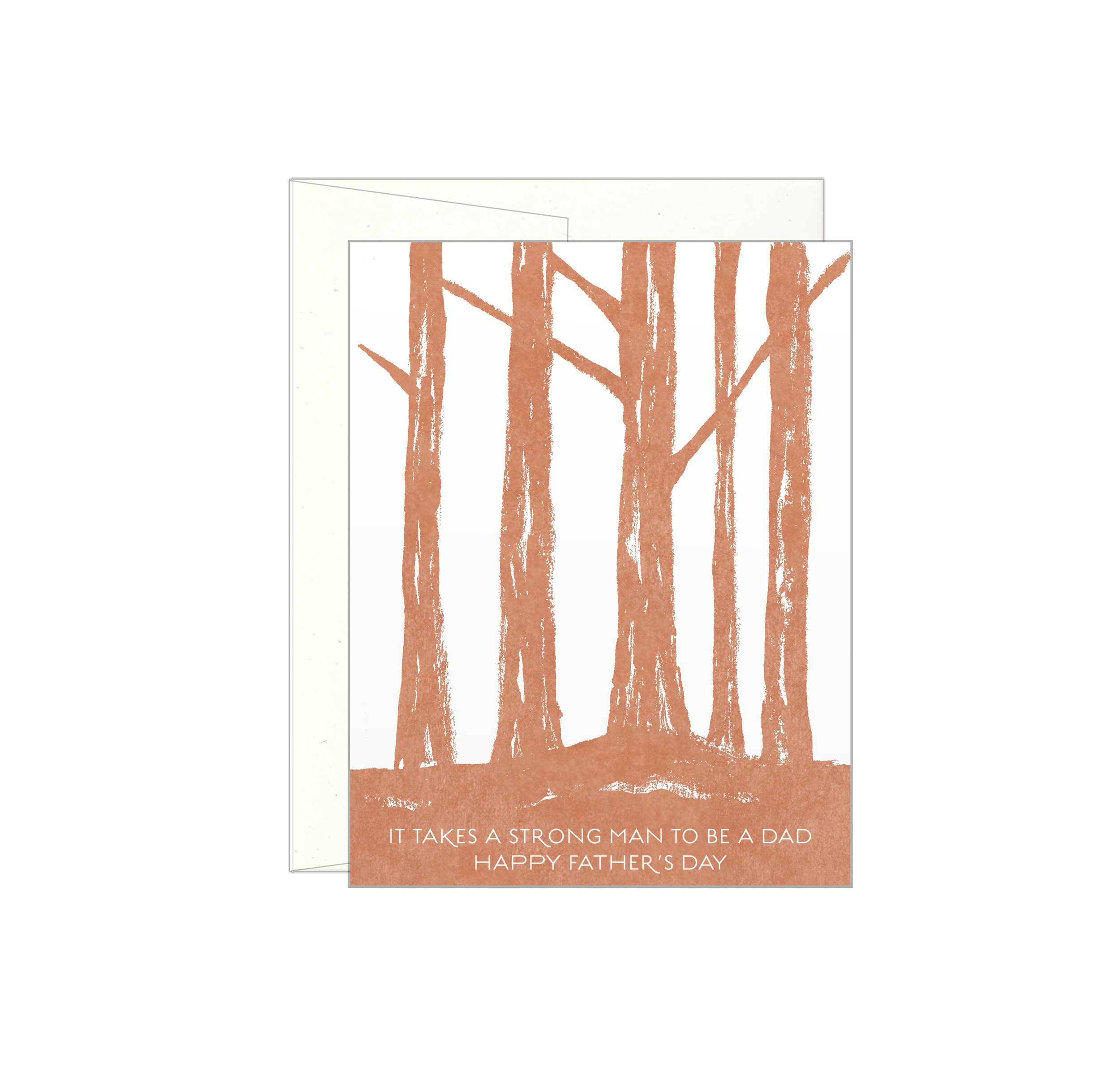 It Takes a Strong Man - Father's Day Forest Card