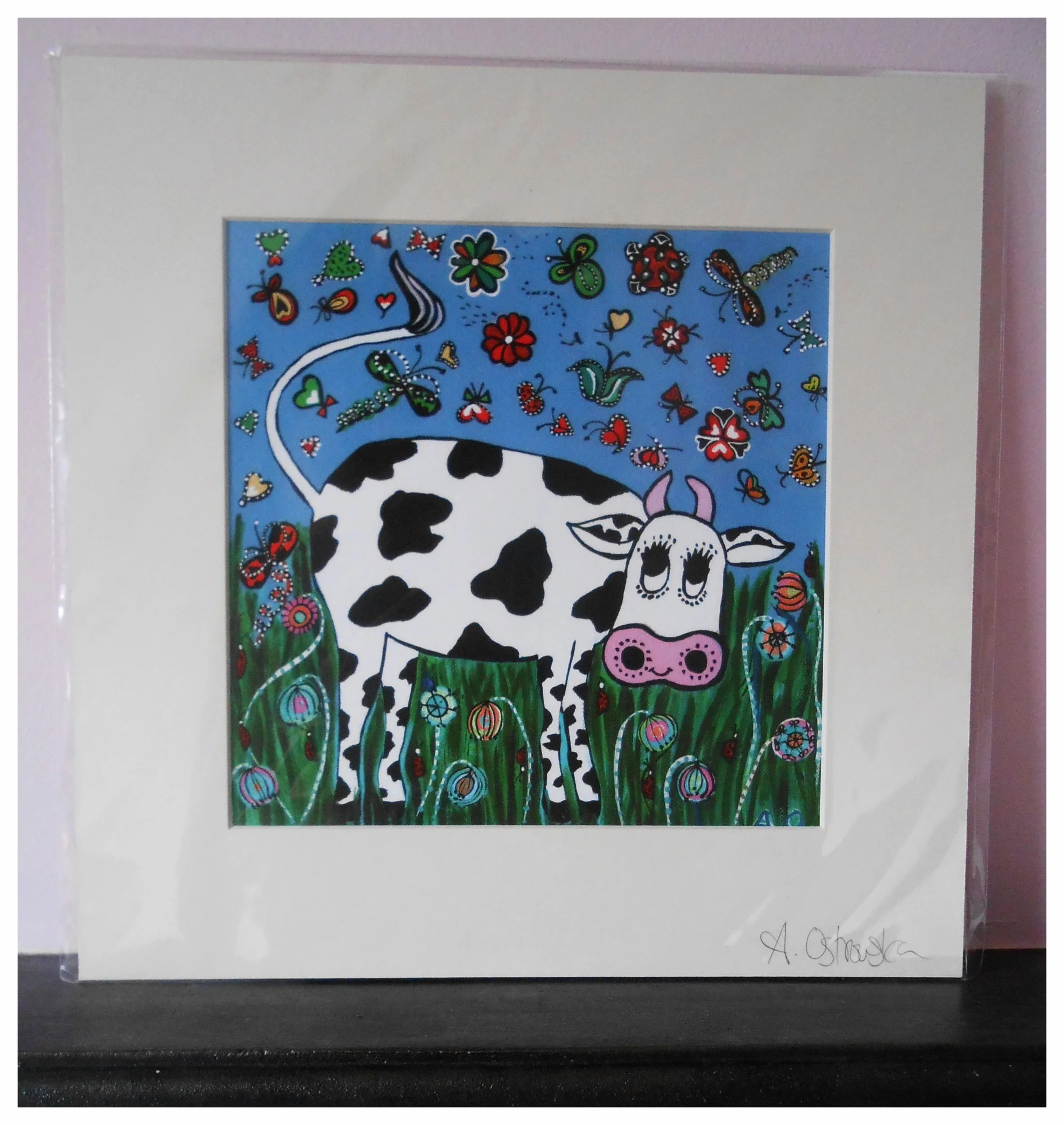 Limited Edition print sample with mount, ready to frame