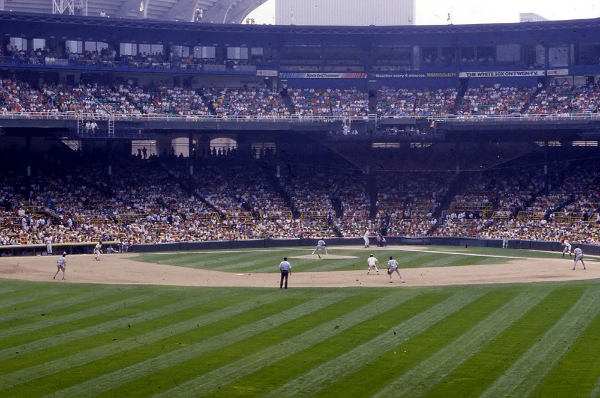 Comiskey Park infield, Chicago