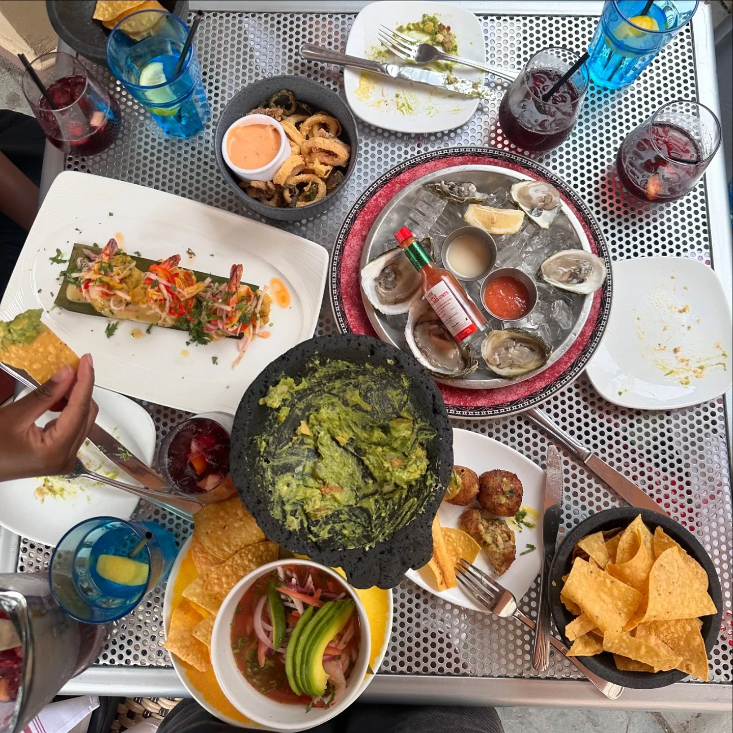 Foodie dump 🦪🍤🌮 #foodie #photodump 

1. Tapas with the fam  @pacificonewhaven 

2. Half Shrimp and spinach half mushroom with bestie @frankpepepizza 

3. Morning veggie omelette 

4. Oysters from my favs @coppsislandshucktruck 

5. Manguuuuu makes
