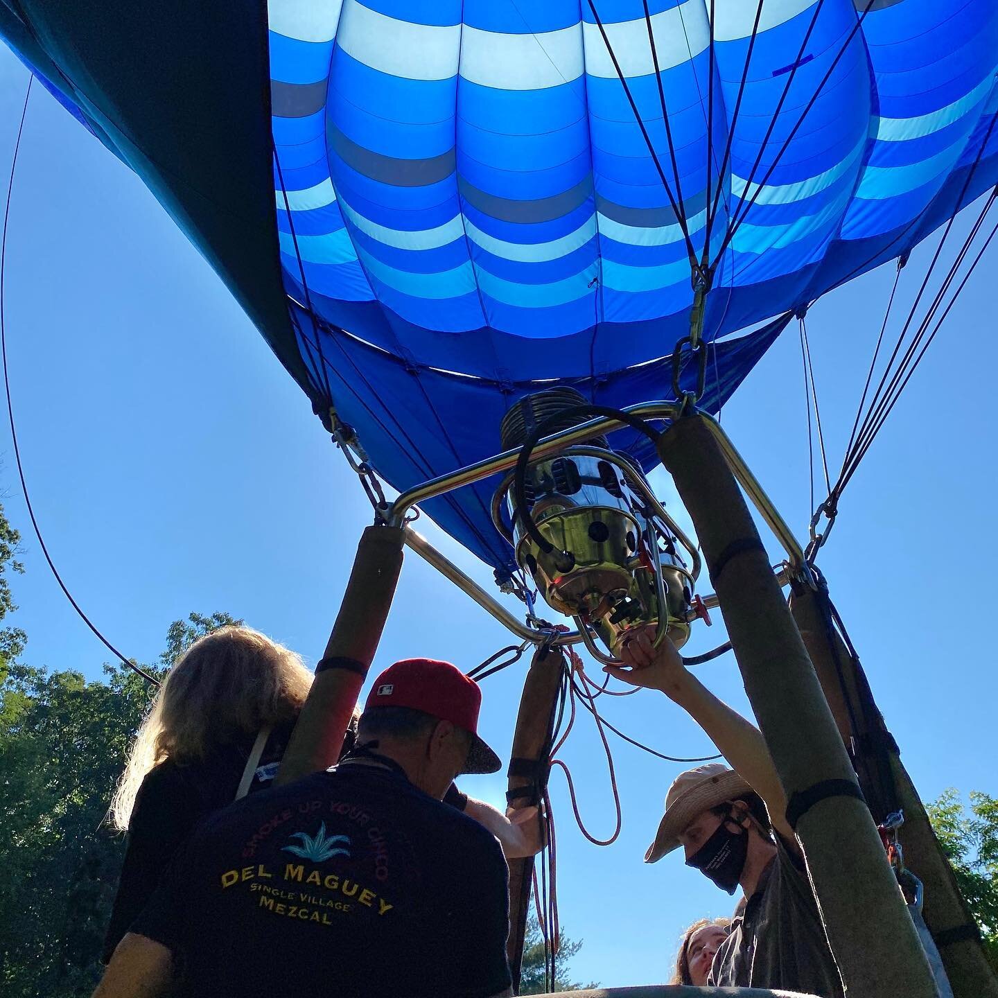 Celebrating Labor Day with our labor of love! We can&rsquo;t wait to fly next! 💙
.
.
.
#spiritballooning #catchthespirit #hotairballoon #summer #aviation #inthebetkshires #friendsandfamily #adventure #happylaborday #labordayweekend #flying #berkshir