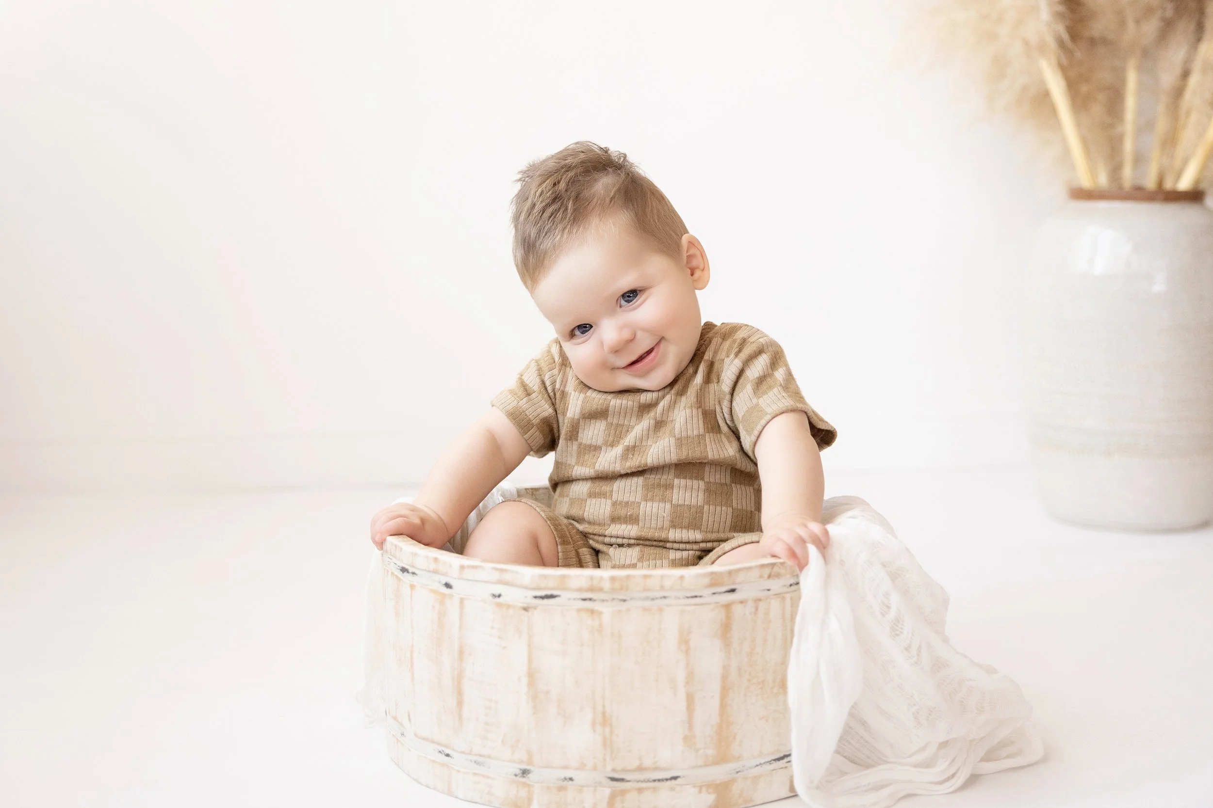 Reid’s Sitter Session | Kansas City Baby Milestone Photography