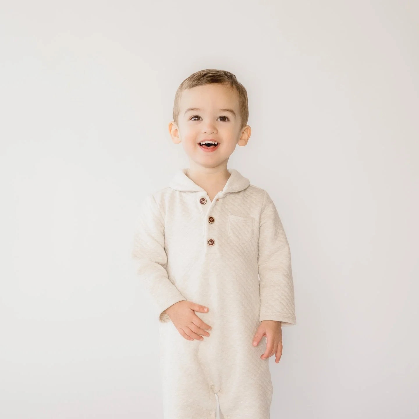 Two looks.
One tiny human.
All the personality.

The train phase.
The stuffed animal phase.
The &ldquo;I&rsquo;m two but also a whole grown man&rdquo; phase.

This is exactly why I love simple sets.
Nothing distracting. Just them.

Kansas City milest