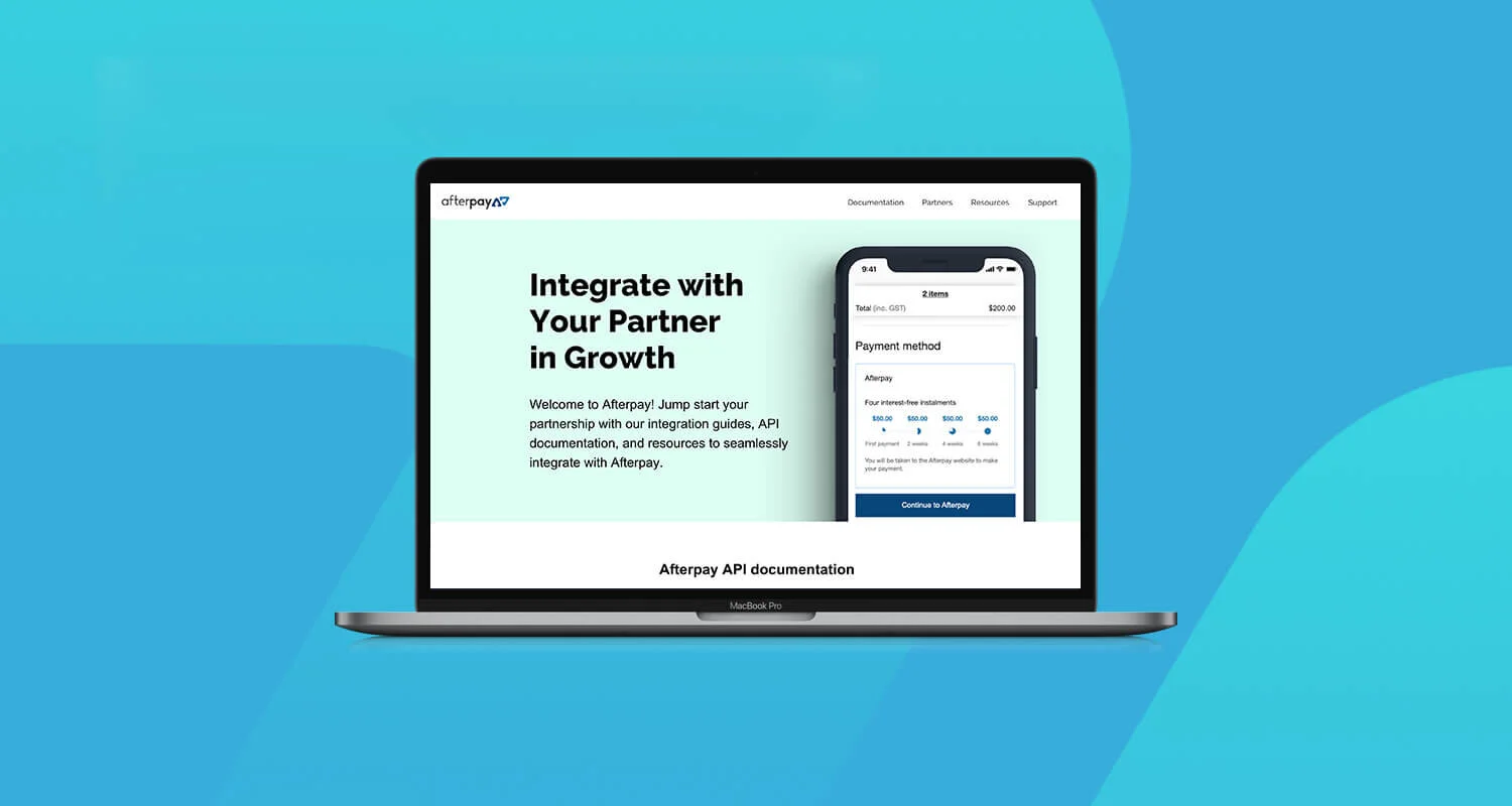 Developer Documentation Landing Page-afterpay-Mockup.jpg