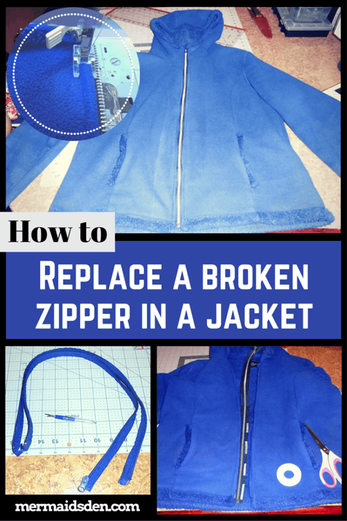 How to Replace a Jacket/Hoodie Zip Slider - Fix a Missing Zipper